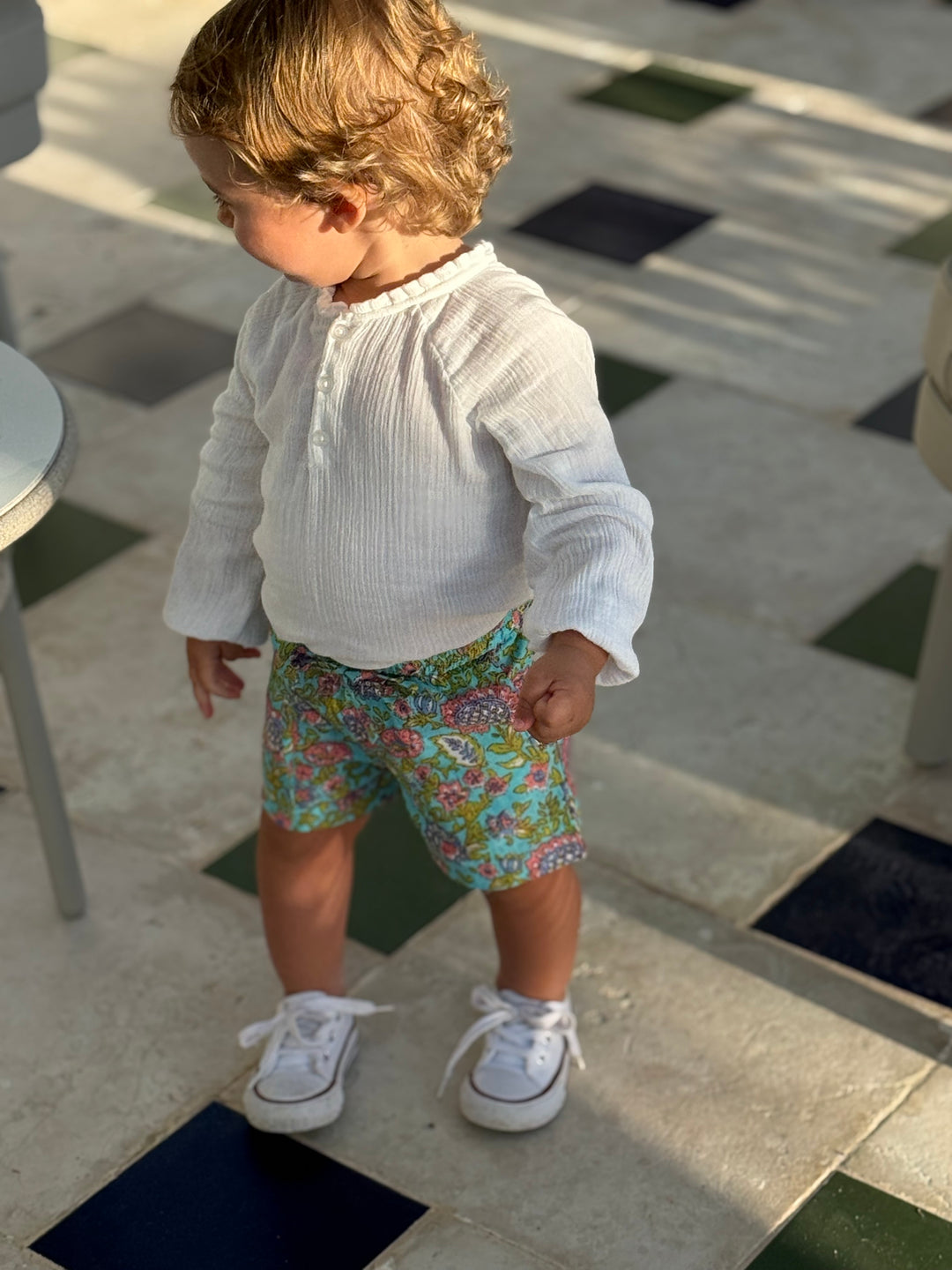 SHORT NAGUA TURQUESA
