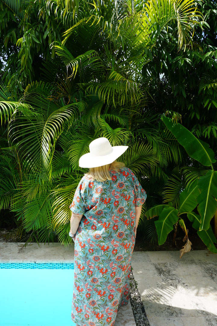 VESTIDO CONSTANZA AGUAMARINA