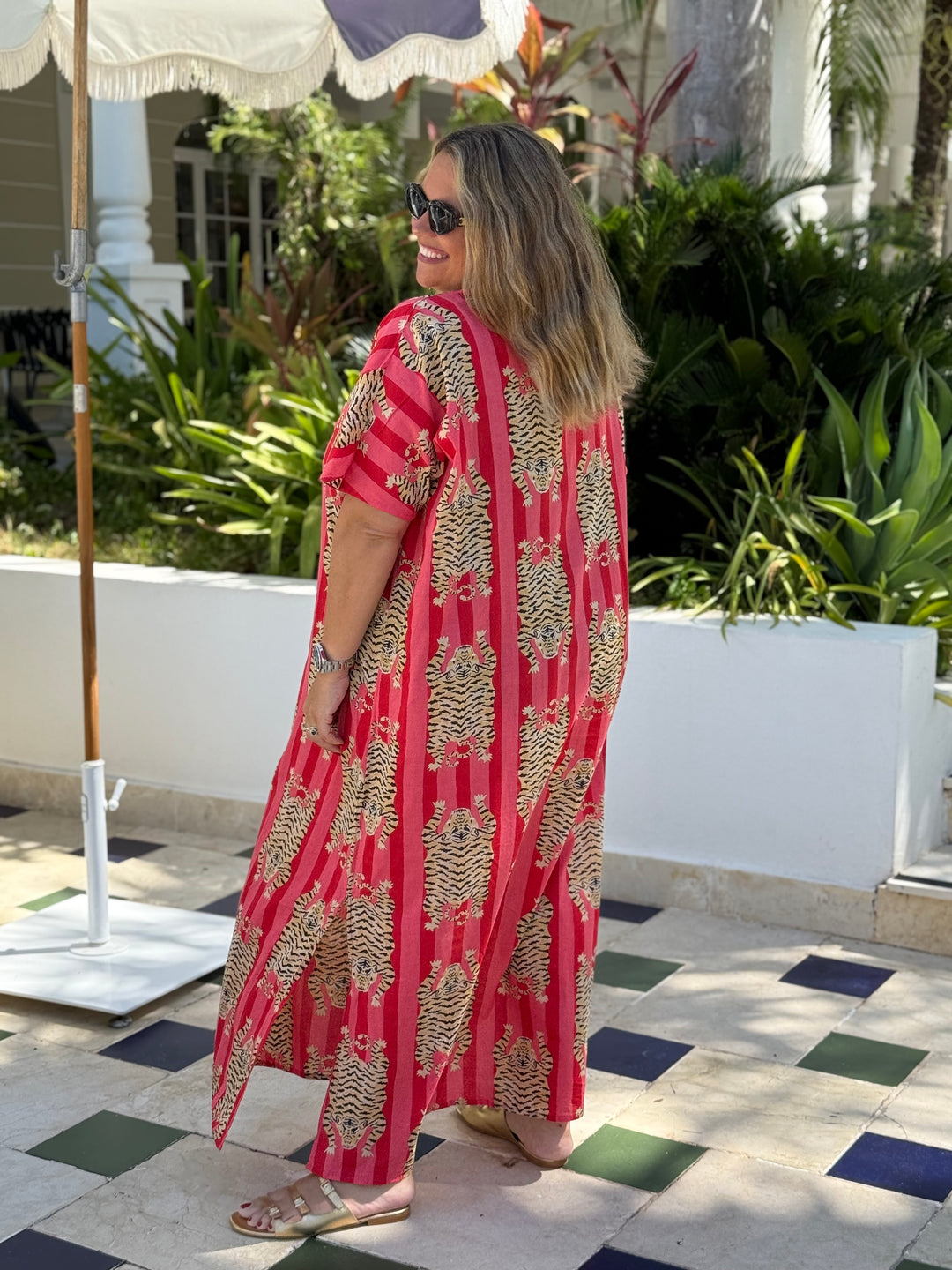 VESTIDO CLUB TIGRE ROJO