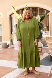 VESTIDO COMBO OLIVA