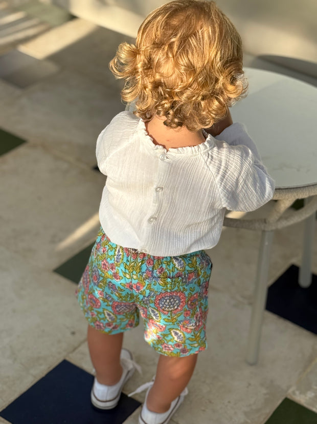 SHORT NAGUA TURQUESA