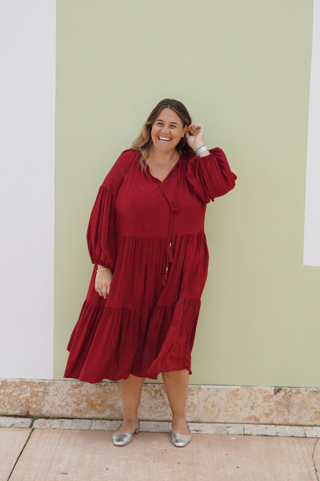 VESTIDO CELIA ROJO