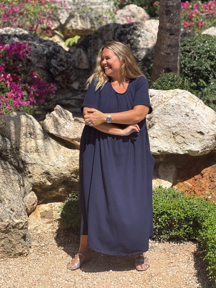 VESTIDO GRETA MARINO