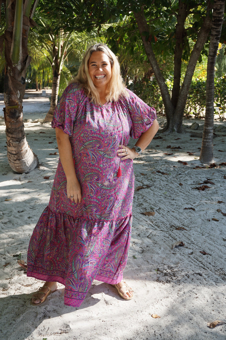 VESTIDO ISABELA MORADO