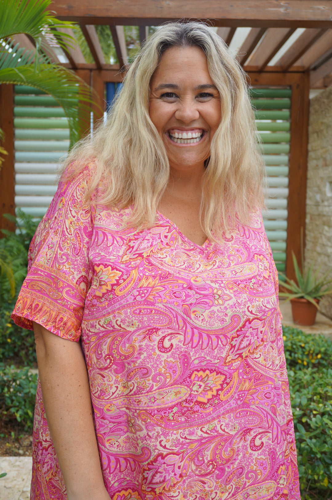 VESTIDO NEIBA FUCSIA