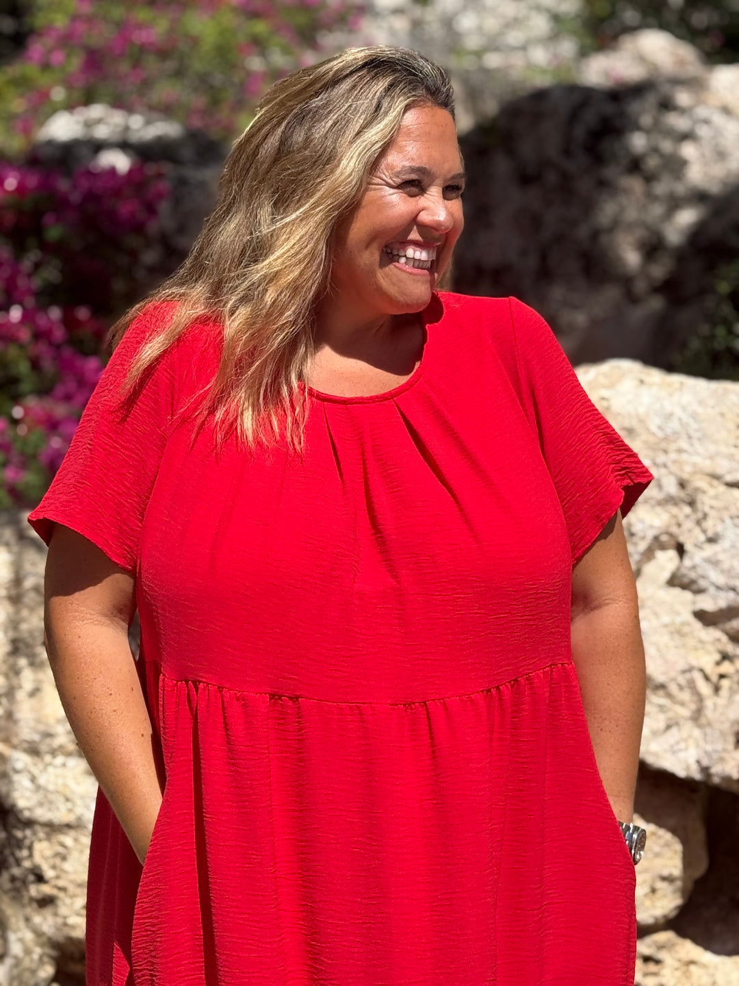 VESTIDO GRETA ROJO
