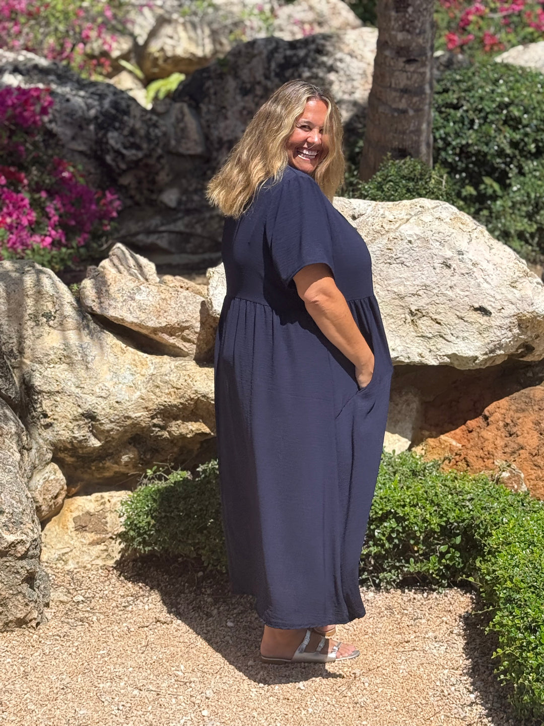 VESTIDO GRETA MARINO