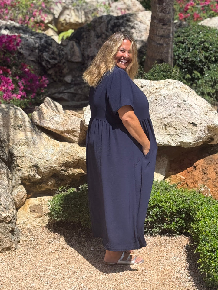 VESTIDO GRETA MARINO