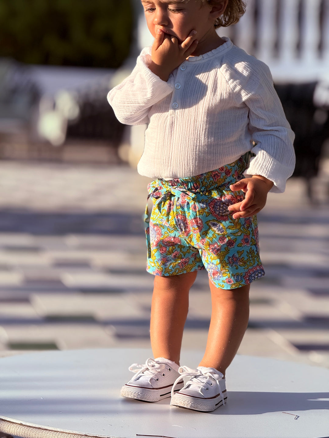 SHORT NAGUA TURQUESA