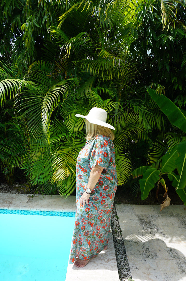 VESTIDO CONSTANZA AGUAMARINA