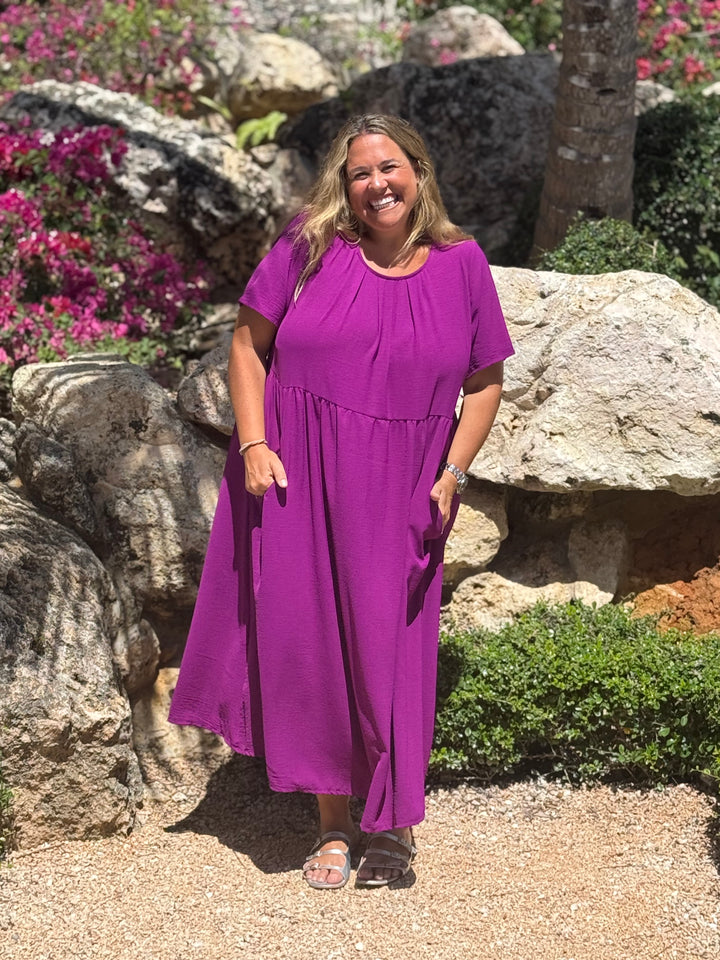VESTIDO GRETA PÚRPURA