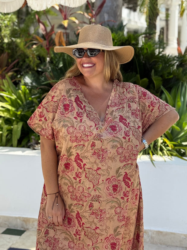 VESTIDO CLUB BEIGE