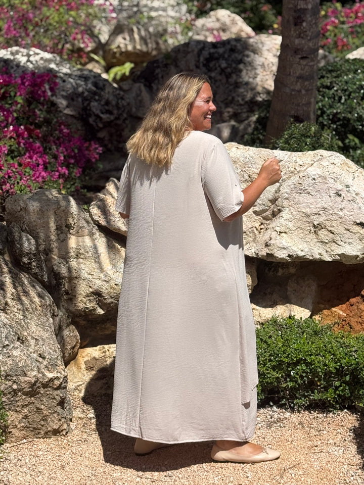 VESTIDO MALTA CREMA