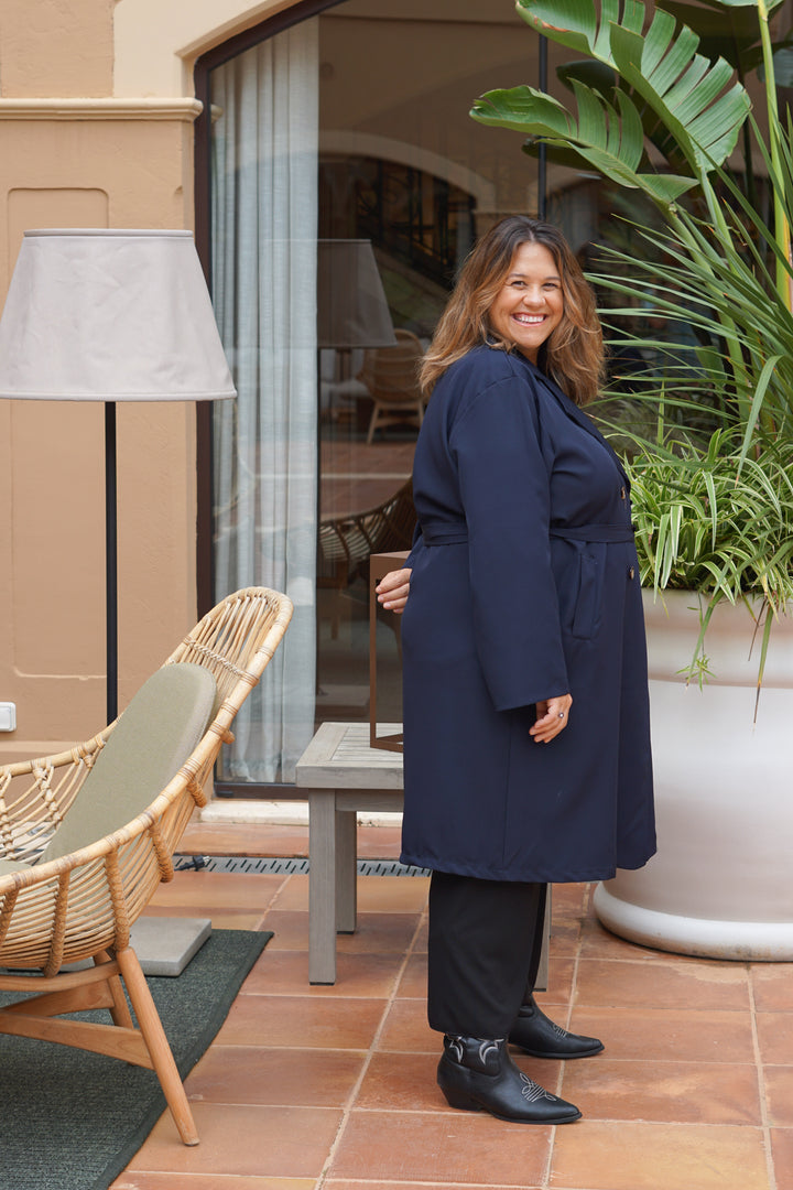 GABARDINA GATSBY MARINO