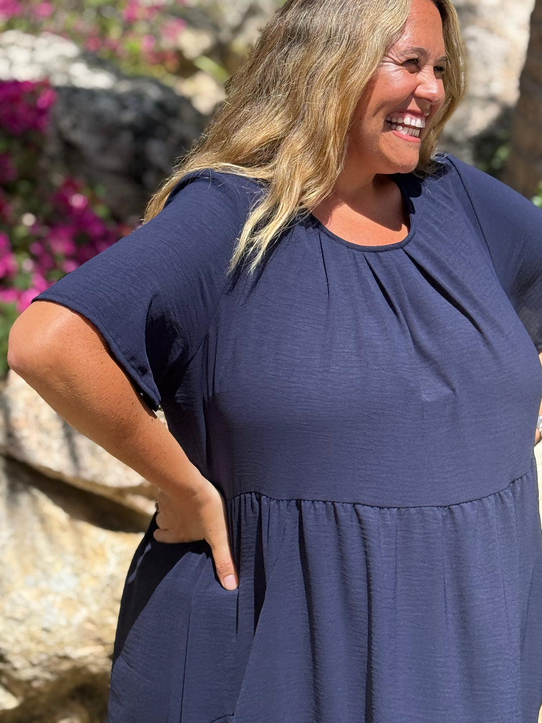 VESTIDO GRETA MARINO
