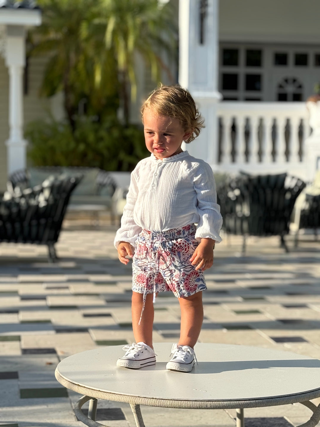 SHORT NAGUA CELESTE