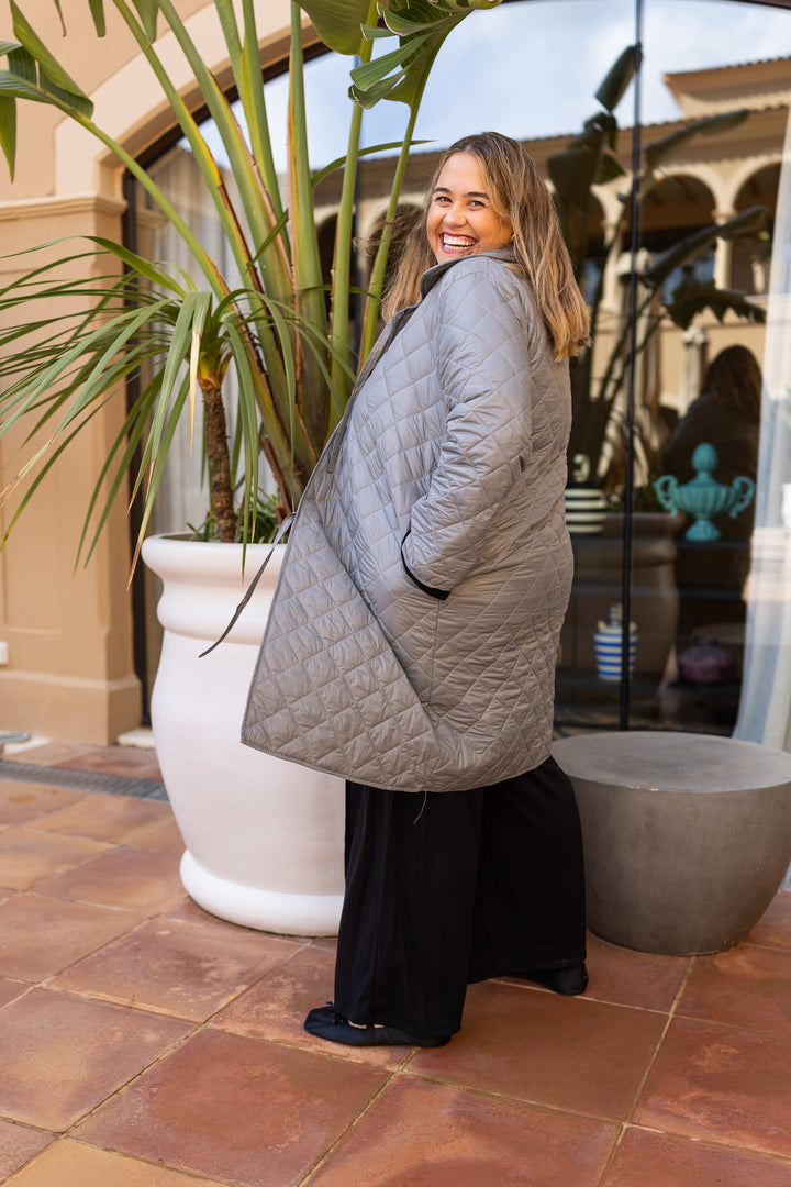 ABRIGO COZY GRIS