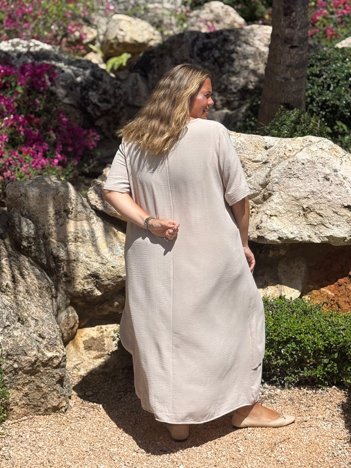 VESTIDO MALTA CREMA