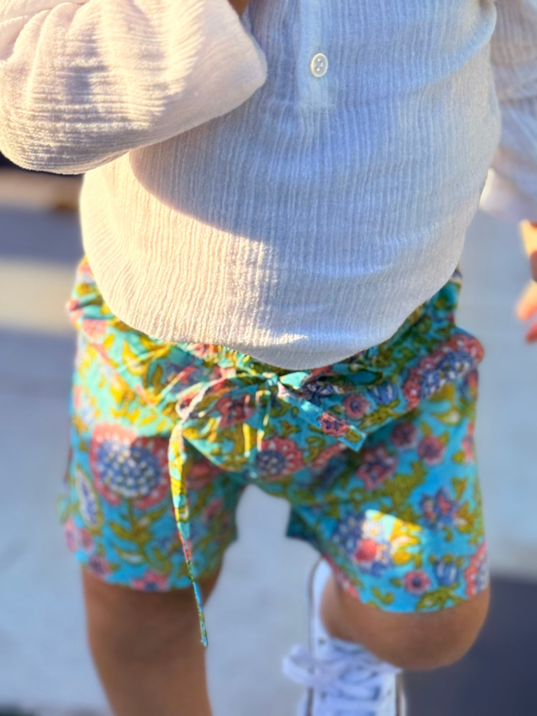 SHORT NAGUA TURQUESA