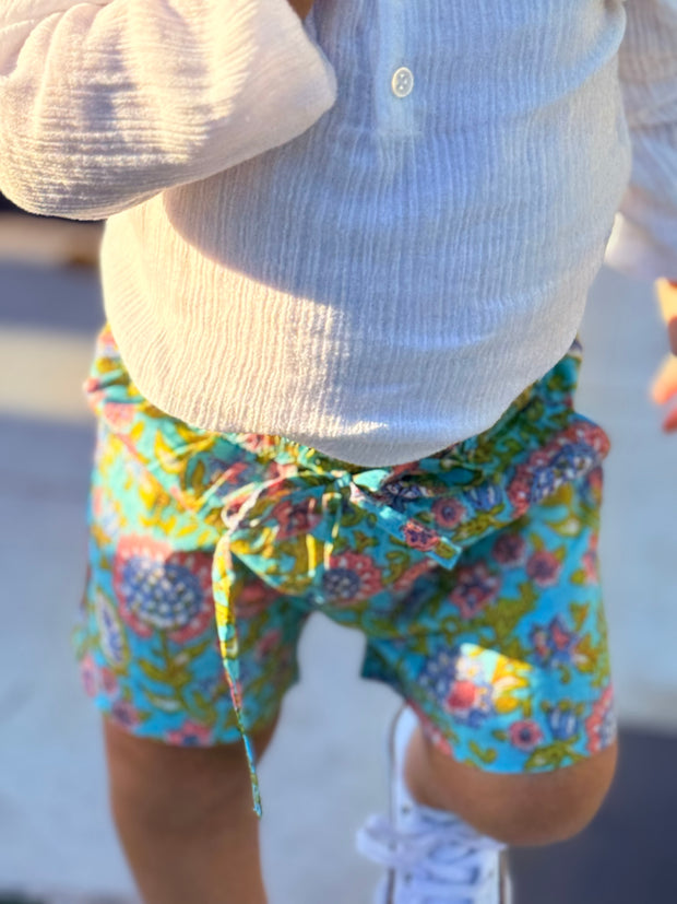 SHORT NAGUA TURQUESA