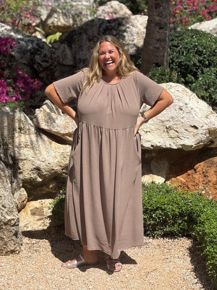 VESTIDO GRETA TOPO