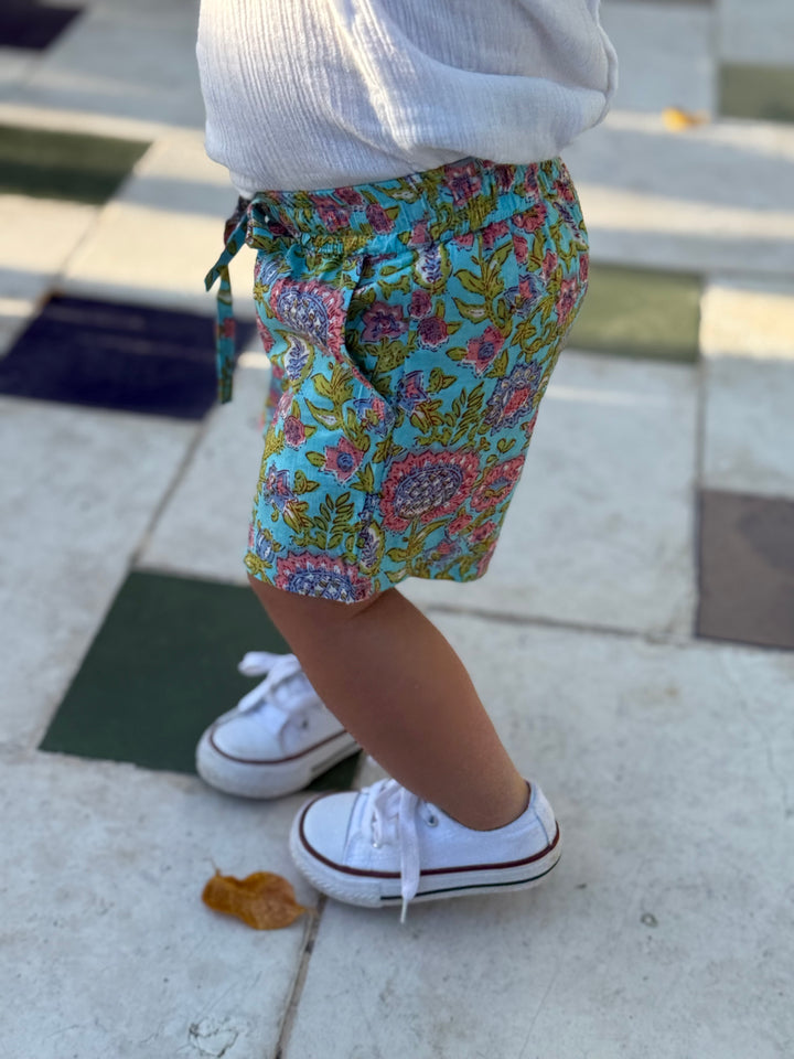 SHORT NAGUA TURQUESA