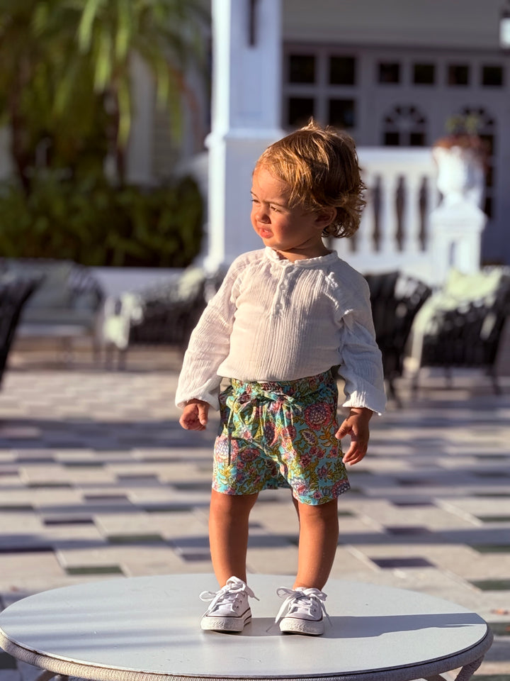 SHORT NAGUA TURQUESA