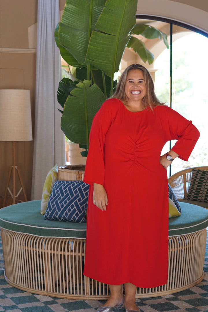 VESTIDO NUIT ROJO