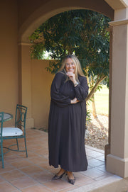VESTIDO MAKA MARRÓN