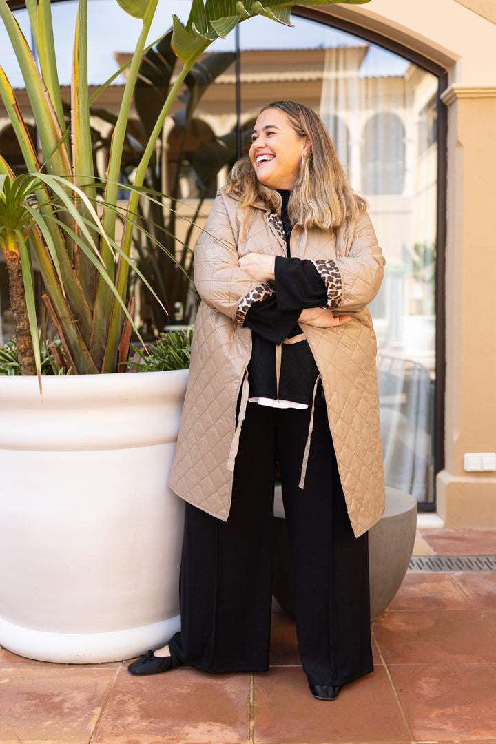 ABRIGO COZY CAMEL