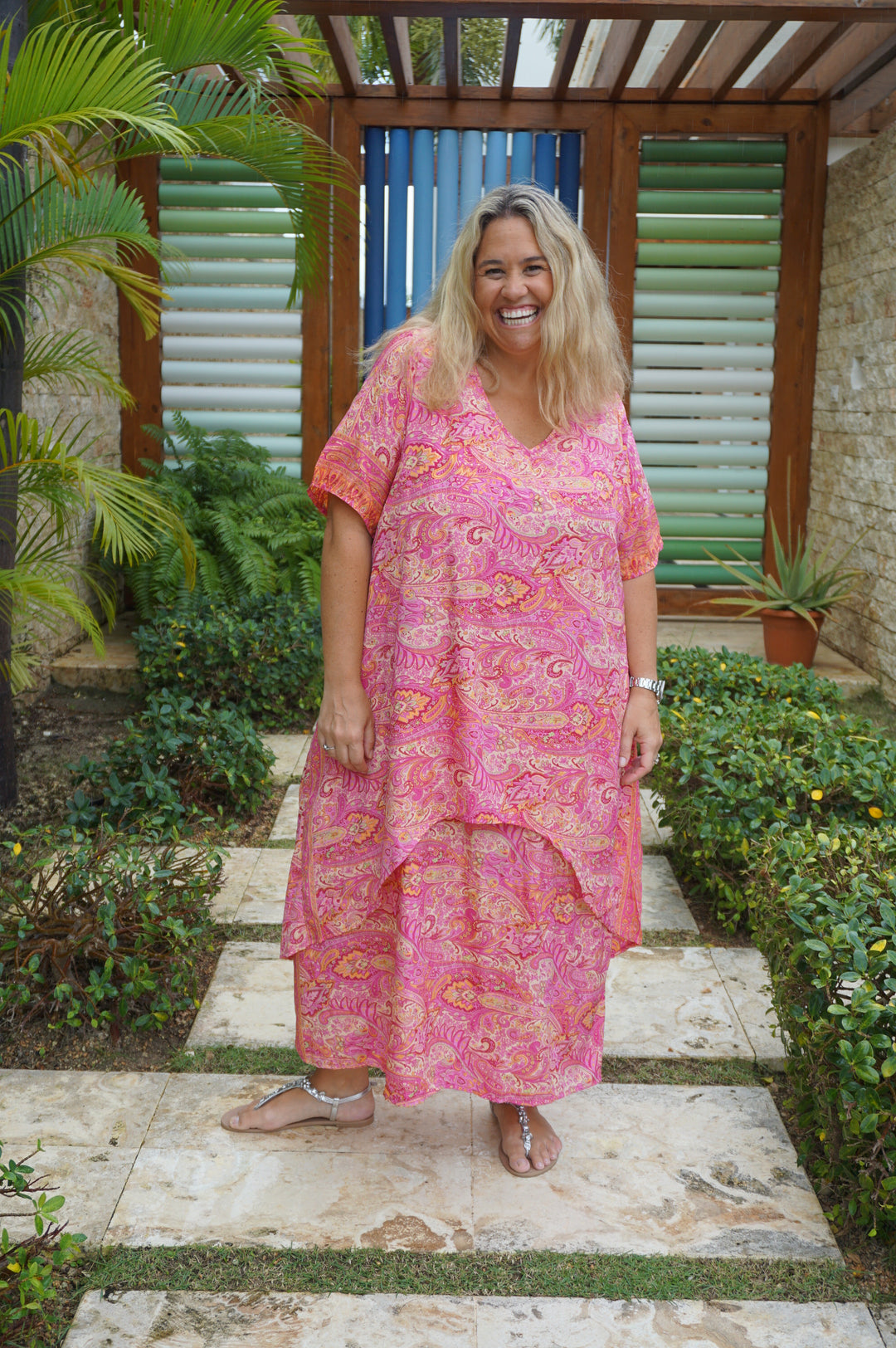 VESTIDO NEIBA FUCSIA