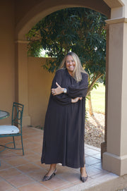 VESTIDO MAKA MARRÓN
