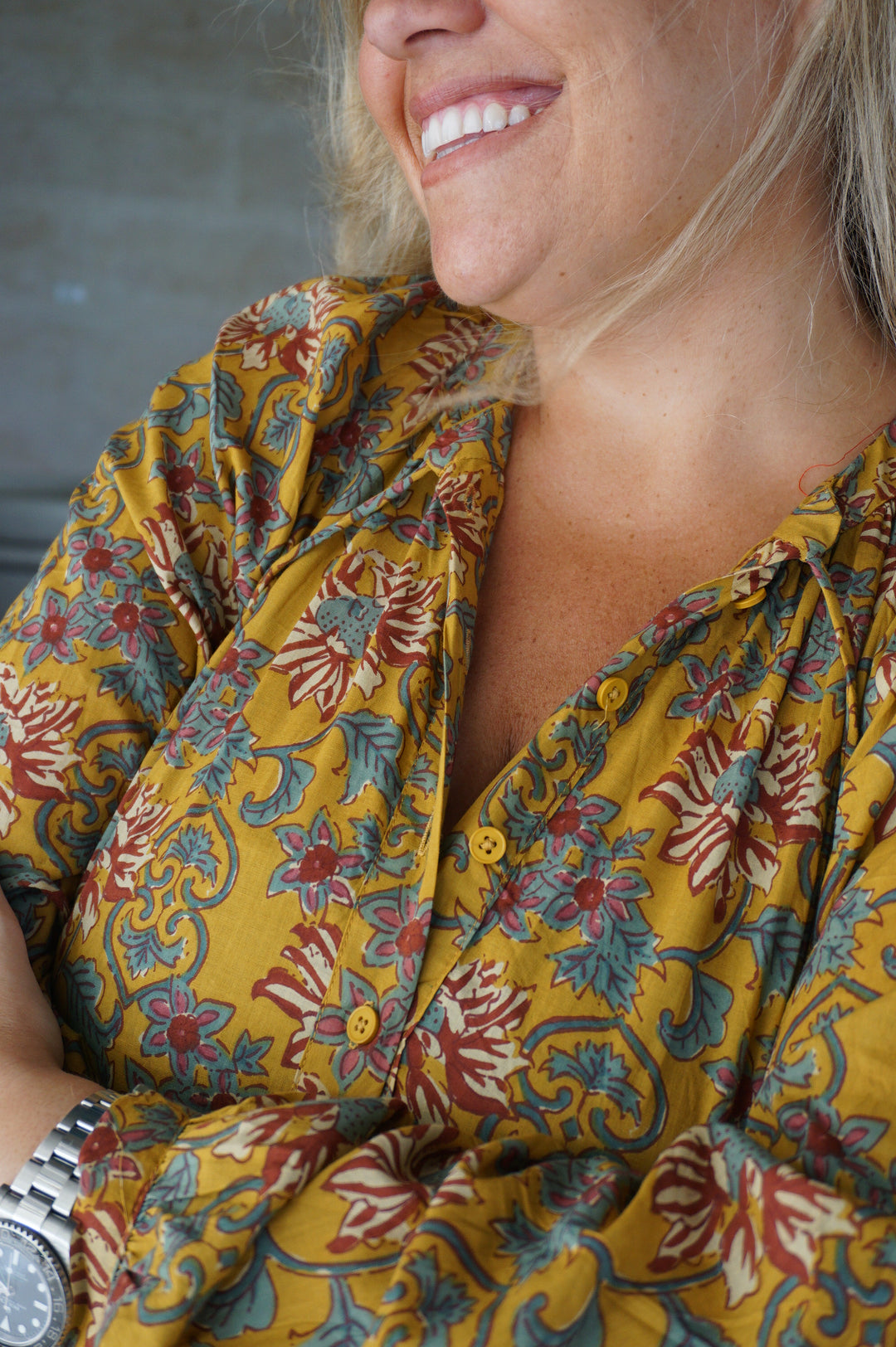 VESTIDO SAMANÁ MOSTAZA