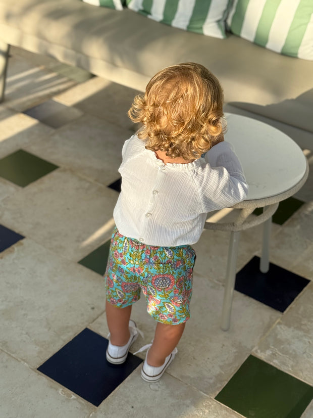 SHORT NAGUA TURQUESA