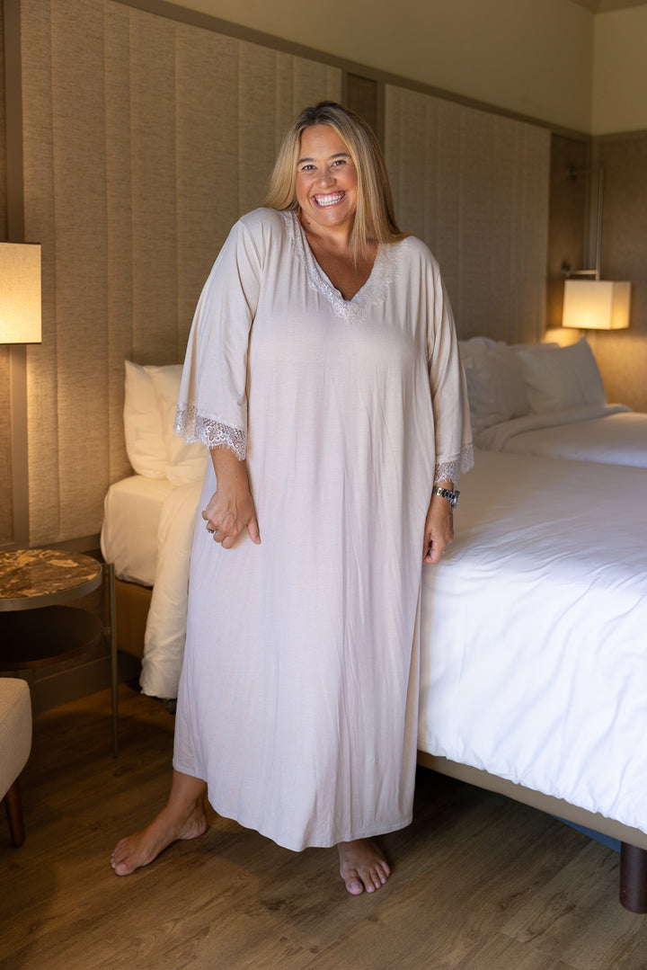 CAMISÓN LADYM CREMA