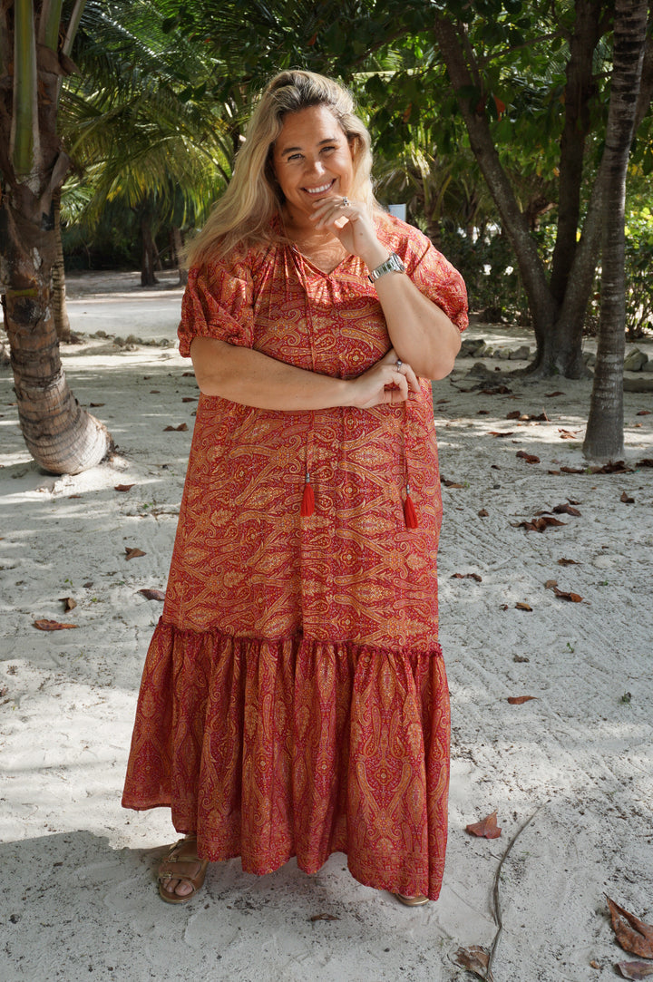 VESTIDO ISABELA ROJO