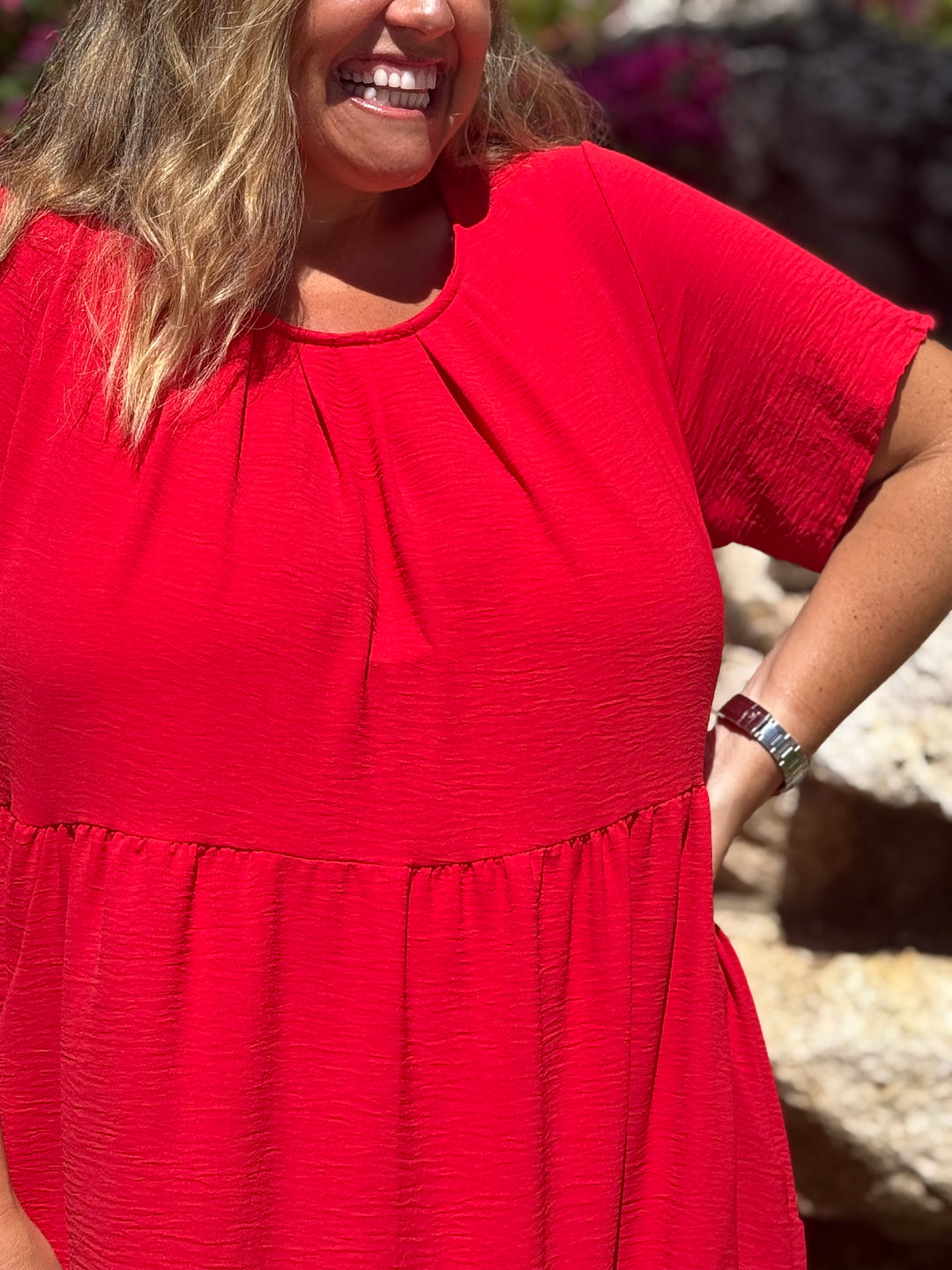 VESTIDO GRETA ROJO
