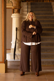 CONJUNTO SWAN MARRÓN