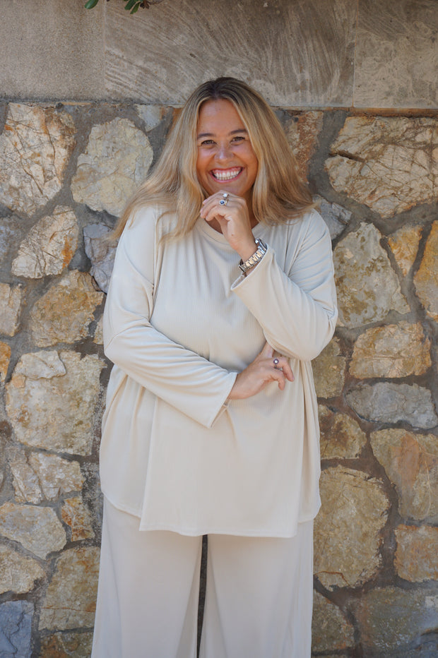 CONJUNTO YIX CREMA