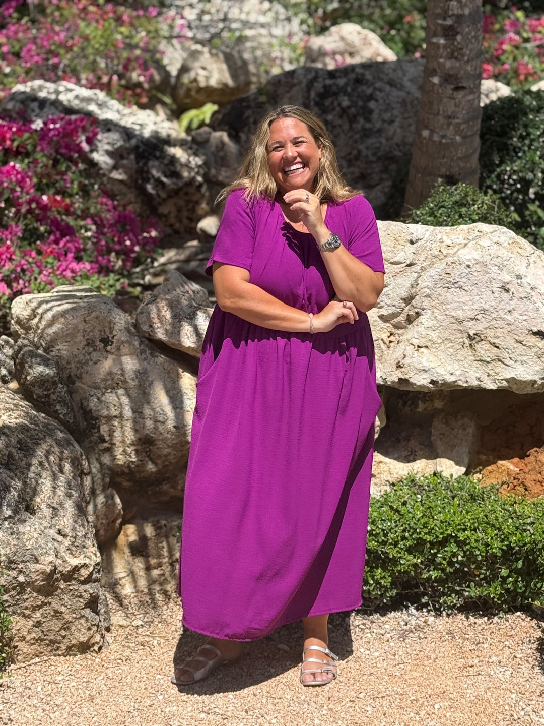 VESTIDO GRETA PÚRPURA