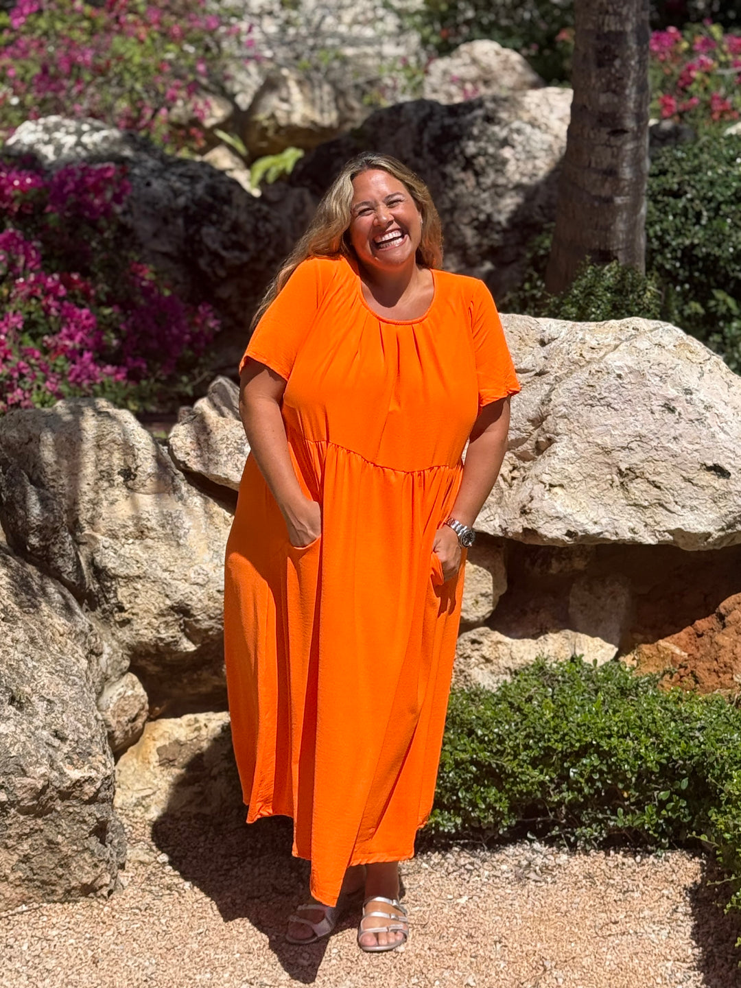 VESTIDO GRETA NARANJA