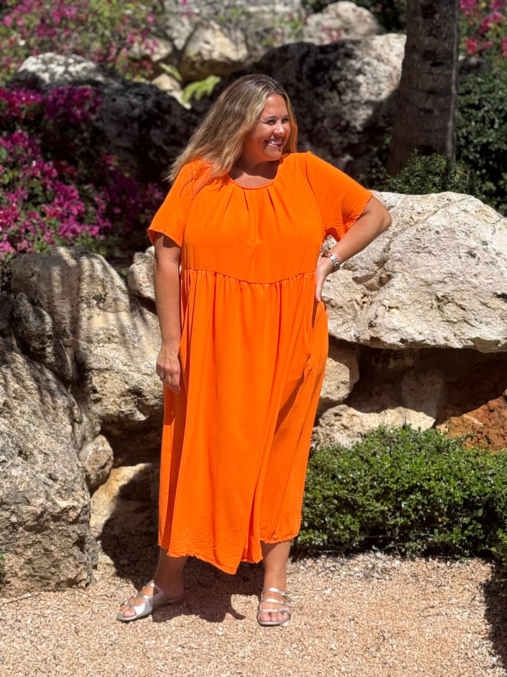 VESTIDO GRETA NARANJA