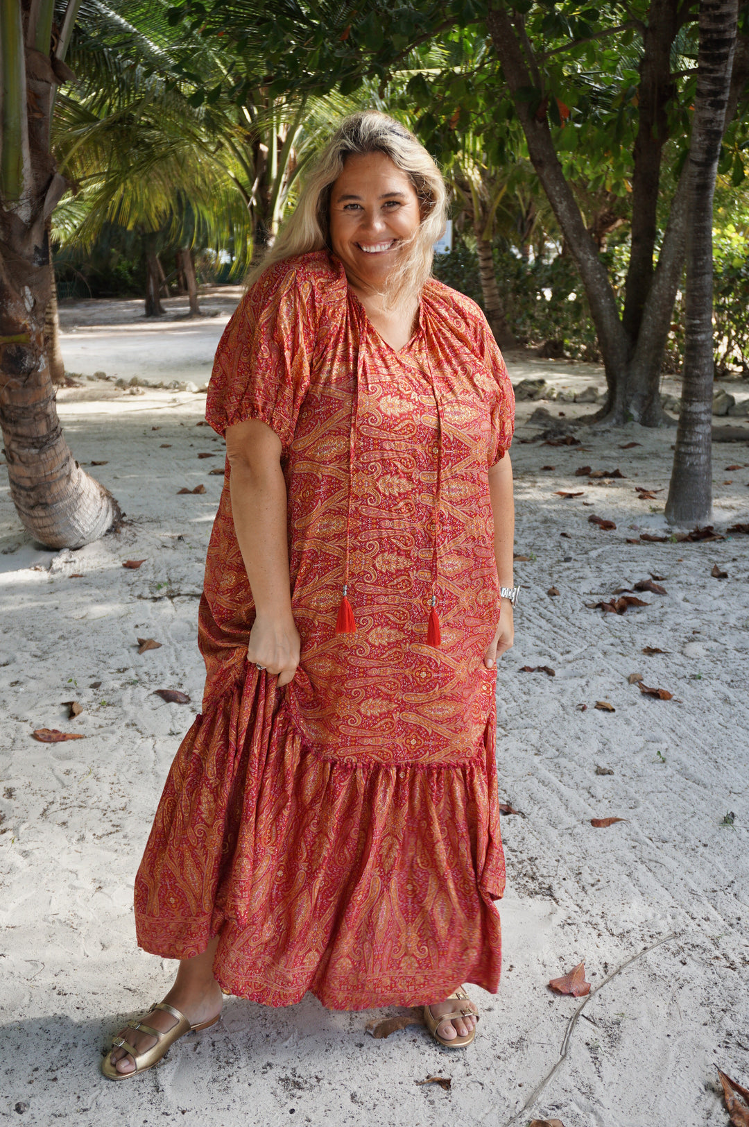 VESTIDO ISABELA ROJO