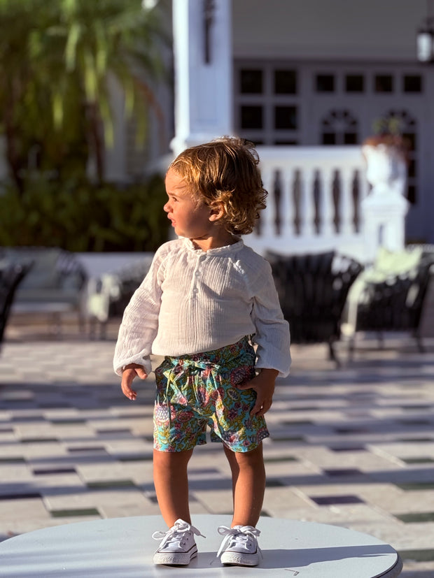 SHORT NAGUA TURQUESA