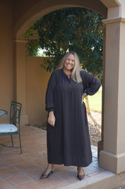 VESTIDO MAKA MARRÓN
