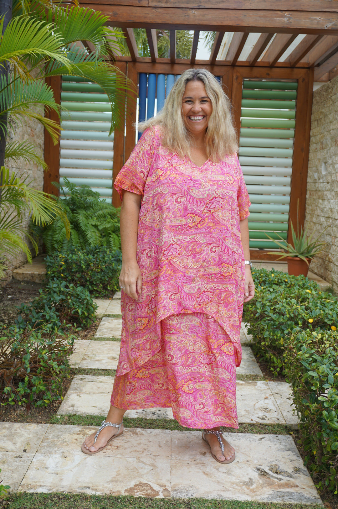 VESTIDO NEIBA FUCSIA