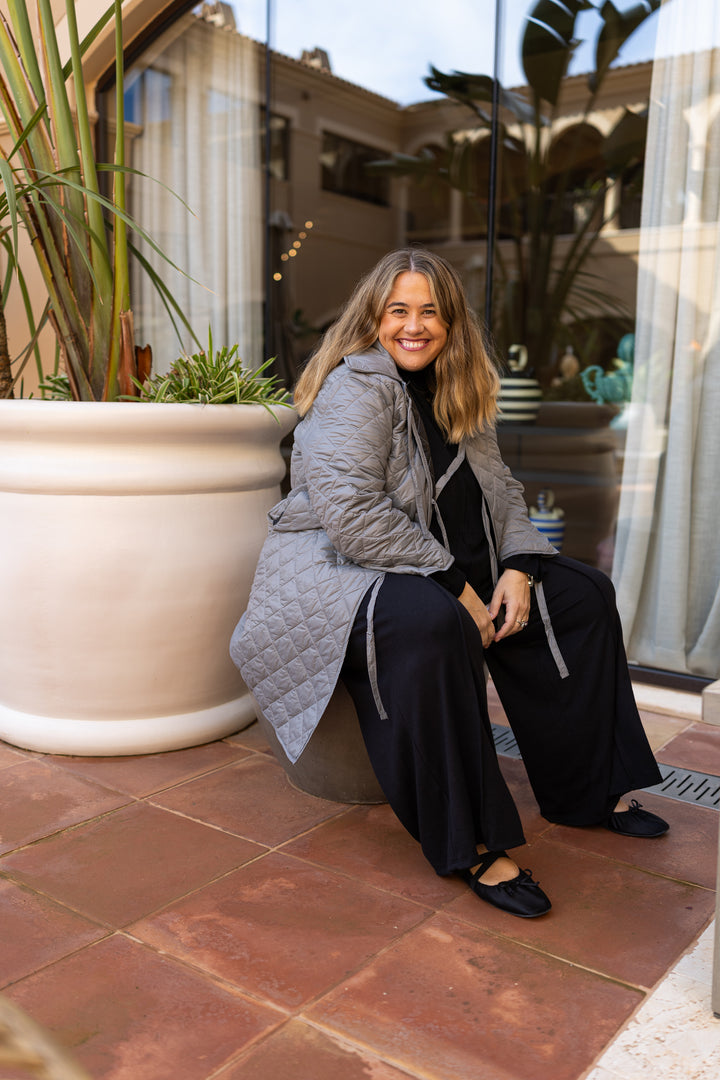 ABRIGO COZY GRIS