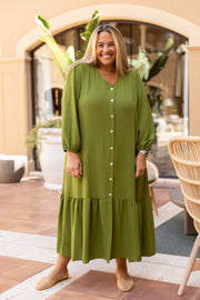 VESTIDO COMBO OLIVA