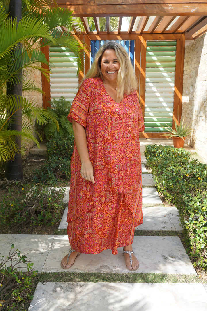 VESTIDO NEIBA ROJO