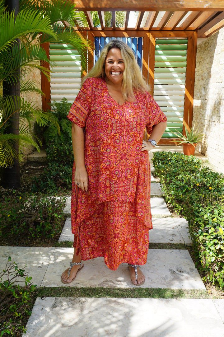 VESTIDO NEIBA ROJO